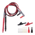 thumbnail image 3 of Sondas De Prueba De Multímetro 12 En 1, Herramientas De Multiprobador, Kit De Cables De Prueba, Medidor De Abrazadera, Accesorio De Probador Eléctrico De Plomo P1300B 1 Juego Yuarrent  TO001644-00, 3 of 6