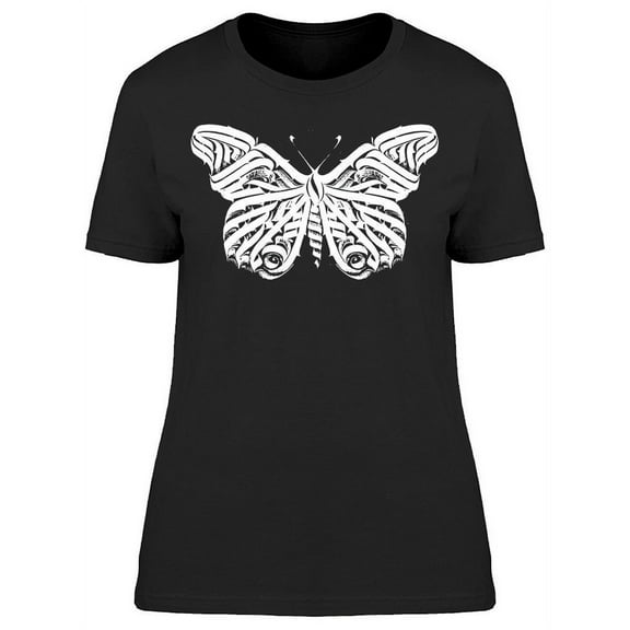 Butterfly In Gothic T-Shirt Women -Image by Shutterstock, Female Small