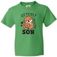 thumbnail image 3 of Inktastic Otterly Amazing Son with Mother and Child Otter Youth T-Shirt, 3 of 5