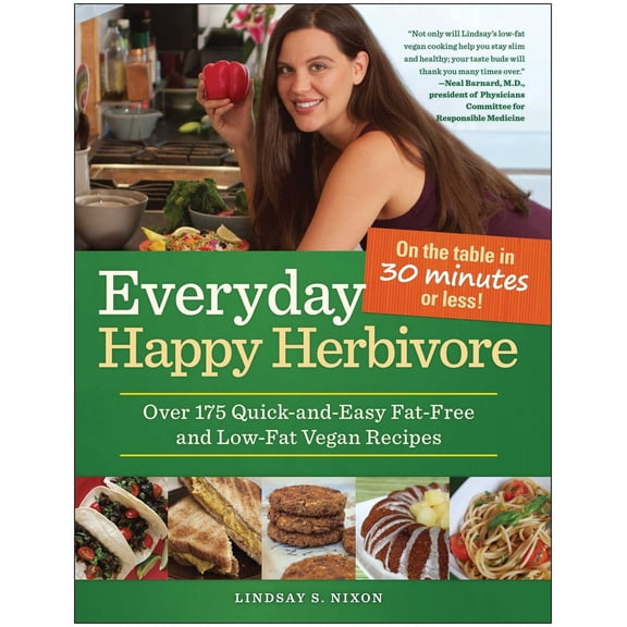 Pre-Owned Everyday Happy Herbivore: Over 175 Quick-and-Easy Fat-Free and Low-Fat Vegan Recipes, 9781936661381, 1936661381, Paperback, 1 edition