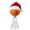 B, variant on Clode Christmas Tree Topper | Basketball Baseball Seasonal Decoration Sports Themed Tree Topper | for Fans Planners Apartment Church Living Room Bedroom Fireplace Mantel Books