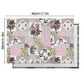 thumbnail image 5 of Pioneer Flower Floral Print Pattern Summer Placemats Table Placemats Set Of 6-Linen Kitchen Washable Placemats Table Mats 12x18 Inch Non-Slip Heat Resistant, 5 of 5