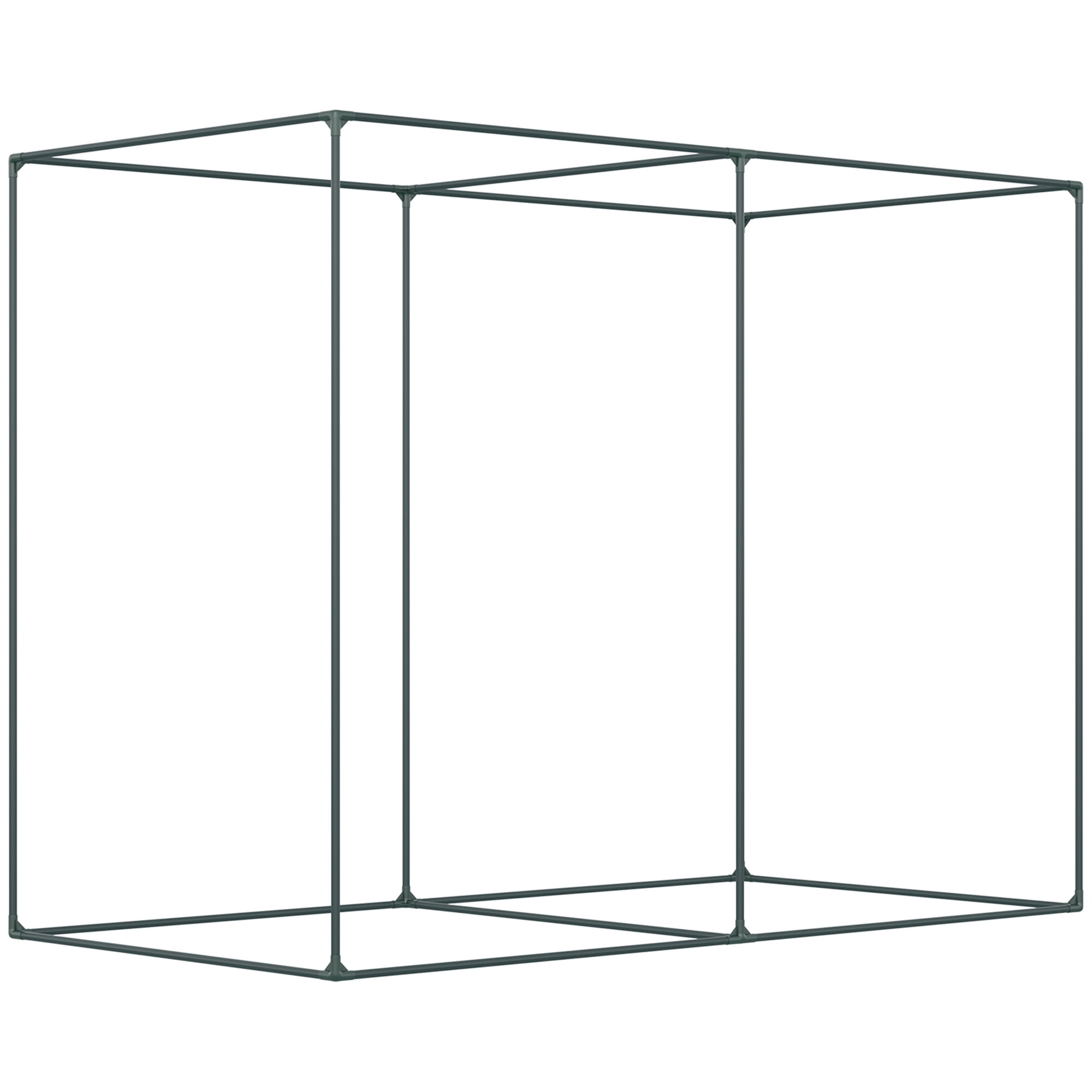 Outsunny 6 x 3ft Crop Cage Black