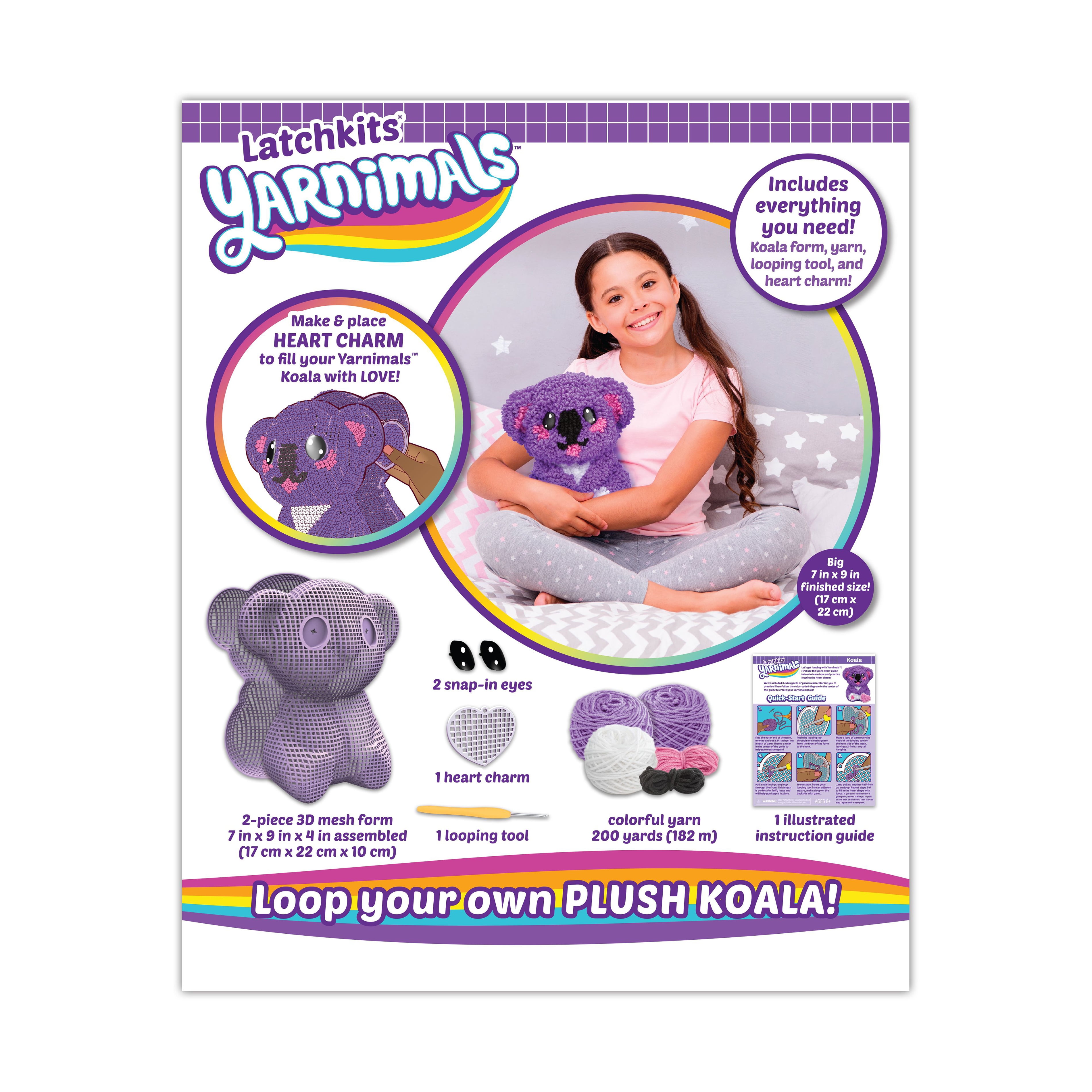 PlayMonster Latchkits Yarnimals - Koala - Walmart.com