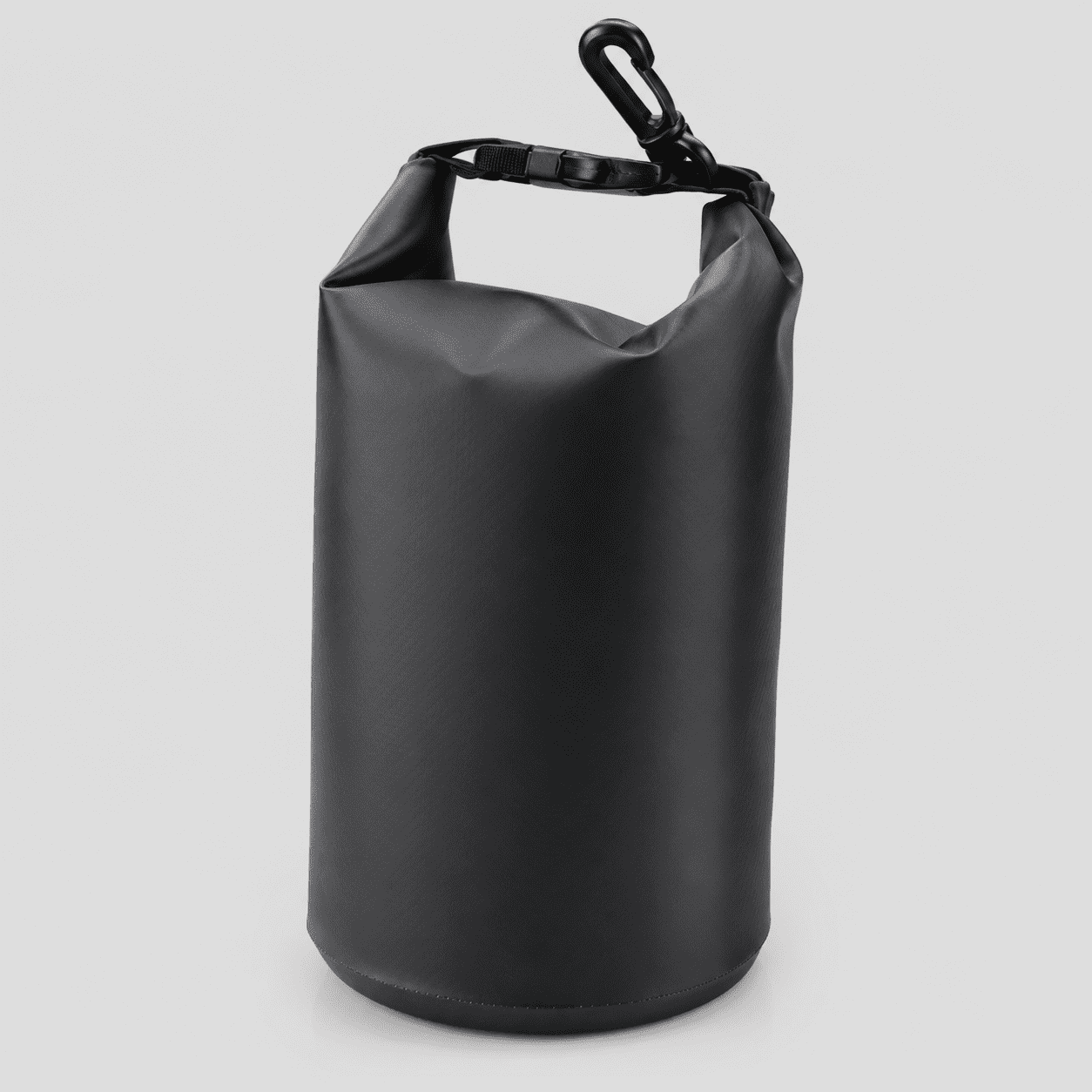 Dry Sack/Waterproof Bag for Boating, Kayaking, Hiking, Snowboarding, Camping, Rafting, Fishing and Backpacking (Black, 2L)