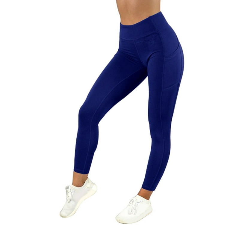 Farfi Fashion Elastic Women Fitness Yoga Running Stretch Leggings Pants  with Pocket 