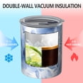 thumbnail image 2 of 12oz Coffee Tumblers Pioneer Flower Stainless Steel Vacuum Insulated Travel Tumbler Coffee Cups Mug with Lid and Straw with Cleaning Brush for Cold & Hot Drinks, 2 of 5