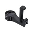thumbnail image 1 of 2-in-1 Retractable Car Headrest Accessory: 360° Rotatable Hidden Lock Buckle Hook with Automatic Fastening Clip Phone Holder - ABS Material, 10kg Load, Fits 10-16mm Headrest Rods & ≤9cm Width, 1 of 7