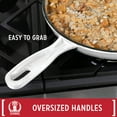 thumbnail image 5 of Basque Enameled Cast Iron Cookware Set, 7-Piece Set, Nonstick, Oven Safe White, 5 of 6