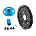 thumbnail image 4 of Almencla Metal RC Gears RC High Speed Gear Set Spare Parts RC Replacement for TT02 54500 Model Vehicles RC Crawler 1:10 DIY Accs 63T, 4 of 8