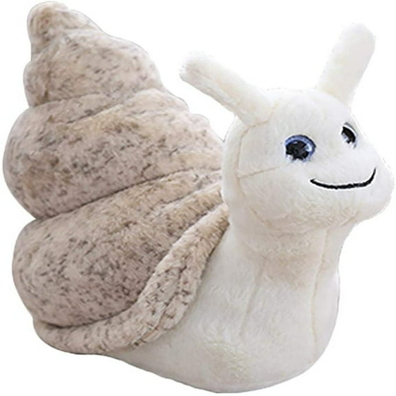 Soft Plush Snail Stuffed Animal Cute Fluffy Toy Gift For Kids Home Decor Nursery Room Decoration Comfortable Hugging Pillow 18X17Cm