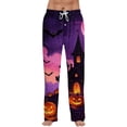 thumbnail image 3 of RUPKUL Mens Pajama Pants Drawstring Halloween Pjs Men Comfy Lounge Pants Men Loose Fit Adult Costumes Style Sleepwear, XXXL, 3 of 8