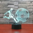 thumbnail image 3 of YSTIAN Night Light for Kids 3D Play Football Led Lamp with Remote Control 16 Color Changing Xmas Birthday Gift for Child, 3 of 9
