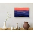 thumbnail image 3 of wall26 Canvas Print Wall Art Vibrant Sunset Over Foggy Mountain and Valley Nature Wilderness Photography Modern Art Rustic Scenic Colorful Multicolor for Living Room, Bedroom, Office - 12"x18&qu, 3 of 5