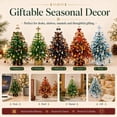 thumbnail image 6 of DIY Beaded Christmas Tree Kit, 3D Bead Tree Craft Kit for Adults, Beaded Tabletop Christmas Decor, Holiday Centerpiece for Home, Party Decoration and Creative Gift Giving,Purple-Orange, 6 of 9