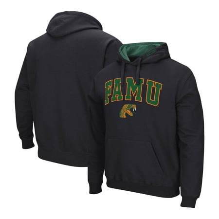 Men's Colosseum Black Florida A&M Rattlers Arch & Logo Hoodie