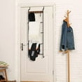 thumbnail image 7 of Over The Door Towel Rack Organizer Hooks with Shelves 4 Tier Towel Bar, 7 of 7