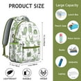thumbnail image 6 of Organized Cactus Backpack with Separate Laptop Compartment: Great for College and School Days, as Well as Work Commutes, a Practical Gift for Teens and Adults Heading into the New Academic Year, 6 of 6