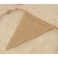 thumbnail image 2 of Bandera triangular de lino para tirar, decoración para fiestas de bodas navideñas, bricolaje, banderas coloridas para bodas europeas y americanas, 13 piezas, 2 of 5