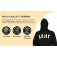 thumbnail image 5 of RuckFitt College Army Hoodie, College Sports Team Black Knights Sweatshirt, 5 of 6