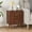 Brown(nightstand 1pc), variant on Alohappy Nightstand with 2 Drawers for Adults Bedroom, Mid Century End Table for Living Room, Brown
