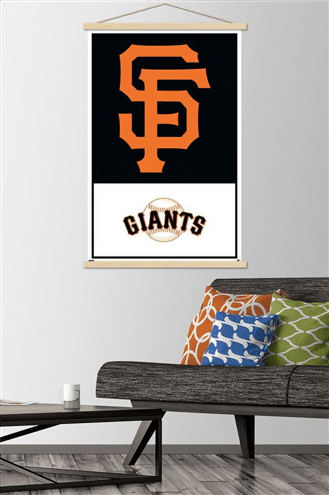 MLB San Francisco Giants - Logo 22 Wall Poster with Magnetic Frame, 22.375" x 34"