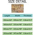 thumbnail image 3 of Crawling Indoor Carpet Play Mat Retro Coffee Seamless for Living Room Bedroom Educational Nursery Floor Mat Area Rug 72x48inch Carpet Runner, 3 of 6