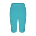 thumbnail image 4 of Jxximdong Leggings for Women High Waisted Hollow Lightweight And Comfortable Pants Solid Color Soft Casual Pajama Trouserss Blue L Yoga Pants, 4 of 5