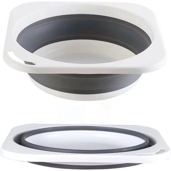 Bacinilla Plegable 5 L Bacinilla de Lavado Bacinilla para Cocina Bañera Pequeña para Acampar Uso Doméstico