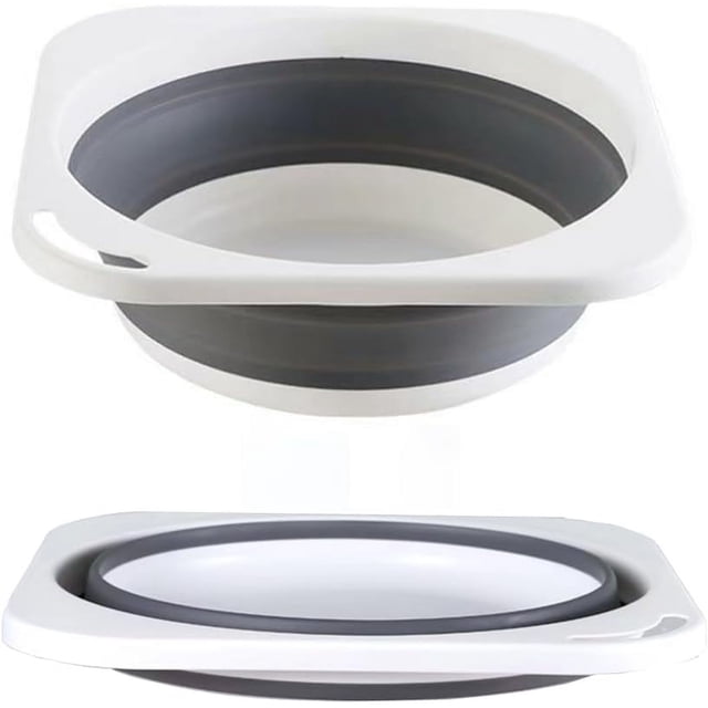 Bacinilla Plegable 5 L Bacinilla de Lavado Bacinilla para Cocina Bañera Pequeña para Acampar Uso Doméstico