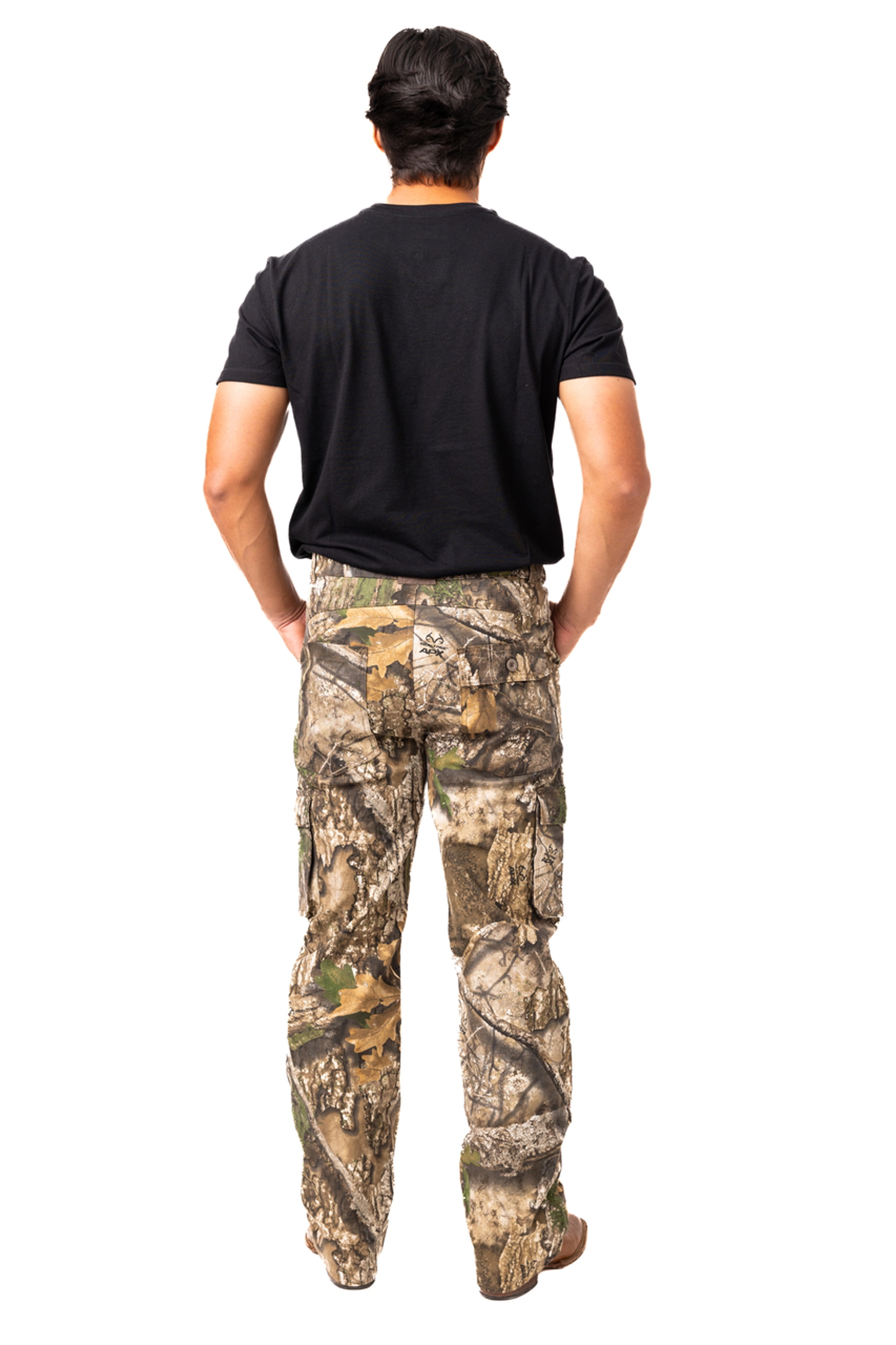 Realtree Men’s 6-Pocket Cargo Camo Hunting Pants , Regular Fit, Straight Leg, Camo Pants for Outdoor, Hiking Wear | S-4X