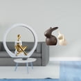 thumbnail image 2 of Figura De Conejita De Cerámica Abstracta, Estatua De Mujer, Centro De Mesa Para Dormitorio, Estantería, Decoración De Granja, Jardín De Pascua, 2 of 8