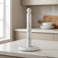 thumbnail image 2 of Radicaln Marble Paper Towel Holder 12.5 inch White Towel Stand for Bathroom and Kitchen, Premium Handmade Countertop Towel Holder, Elegant and Durable Design, 2 of 8