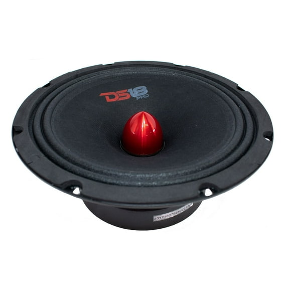 1x 8" DS18 Mid Range Red Bullet Loud Speaker 580 Watts 4 Ohms PRO-GM8.4B