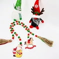 thumbnail image 3 of 2PCS Christmas Wooden Bead Garland with Tassels, Decorated with Christmas Tree Ornament,Wood Bead Garland Farmhouse Wall Hanging Ornaments for Christmas Tree Decorations, 3 of 6