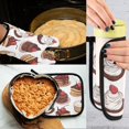 thumbnail image 5 of Yayeee Oven Mitts and Pot Holder Set of 4 Heat Resistant Kitchen Gloves Baking Hot Pad, White Chocolate Cakes, 5 of 5