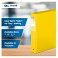 thumbnail image 4 of Premium Economy 6-Pack 3-Ring Binders for School or Office, Round-Ring Binders, 1.5 Inch, Yellow, 4 of 7