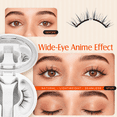 thumbnail image 2 of otnbgsr Magnetic Eyelashes with Curved Applicator, Reusable No Glue Lash Kit, Lightweight Soft Magnetic Lash Strips, Dramatic Natural Layered Look with Storage Case, 2 of 7