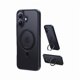 thumbnail image 1 of Chenchen Ultra-Magnetic Stand for iPhone 17 Case [Military Drop Protection] [Compatible with MagSafe] Shockproof Translucent Slim Matte for iPhone 17 Phone Case with Ring Holder 6.3 Inch, Black, 1 of 1