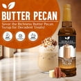 thumbnail image 2 of Syruvia Butter Pecan Syrup Pure Cane Coffee Flavoring Syrup, 25.4 fl Oz, 2 of 6