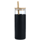 thumbnail image 1 of Funda de silicona, vaso de agua, regalo del Día de San Valentín para su botella de agua de cristal, funda protectora de silicona con pajita, funda de bambú Adepaton CPB-US-WZY106-5, 1 of 5