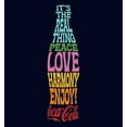 thumbnail image 2 of Men's Coca Cola Unity It's the Real Thing Bottle Logo  Graphic Tee Navy Blue 2X Large, 2 of 5