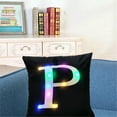 thumbnail image 2 of DPTALR Letter Luminous Pillowcase LED Luminous Pillowcase Sofa Christmas Pillowcase, 2 of 2