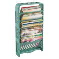 thumbnail image 1 of Estantería de gran capacidad para el aula, organizador de libros multicapa, para estudiantes, aula, hogar, color verde, 1 of 12
