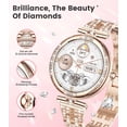 thumbnail image 4 of LIGE Smart Watches for Women (Answer/Make Call) with Diamonds，1.19&rdquo; AMOLED Smartwatch with Heart Rate/SpO2/Sleep Monitor,IP68 Waterproof, 4 of 9