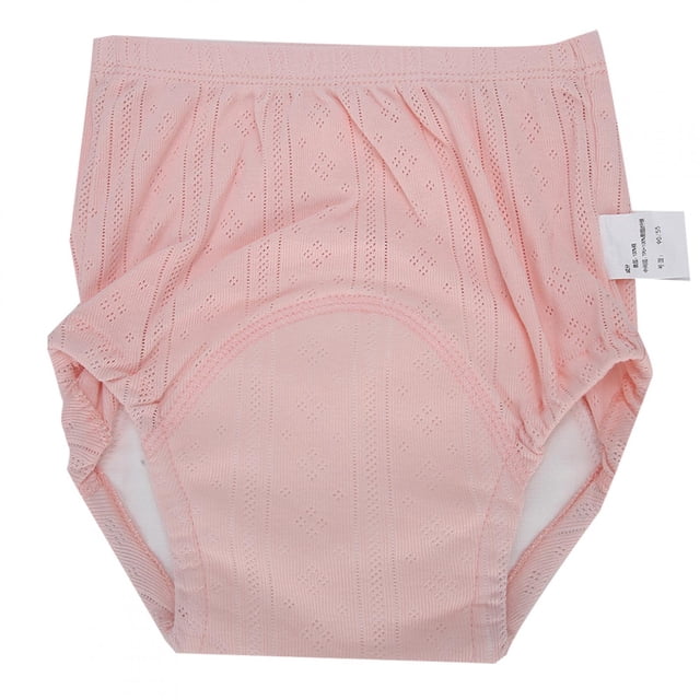 Pañal de entrenamiento de 4 capas para bebé, a prueba de fugas de orina, de gasa de algodón, para recién nacidos (rosa 100)