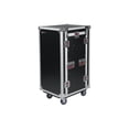 thumbnail image 3 of Gator Cases G-TOUR 10X16 PU Ata Wood Flight W/ Casters & Pop-Up Console Rack, 3 of 14