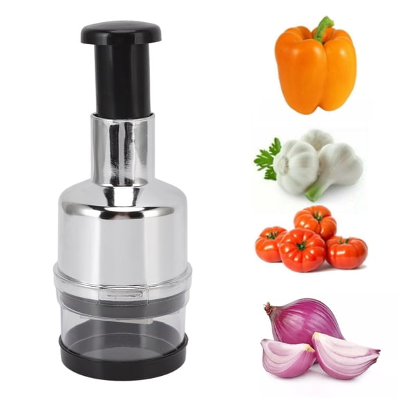 Kitchen Essentials Manual Food Chopper, Multipurpose Reusable Easy To Disassemble Onion Chopper Portable for Vegetables for Kitchen for Garlic for Restaurant for Vanilla