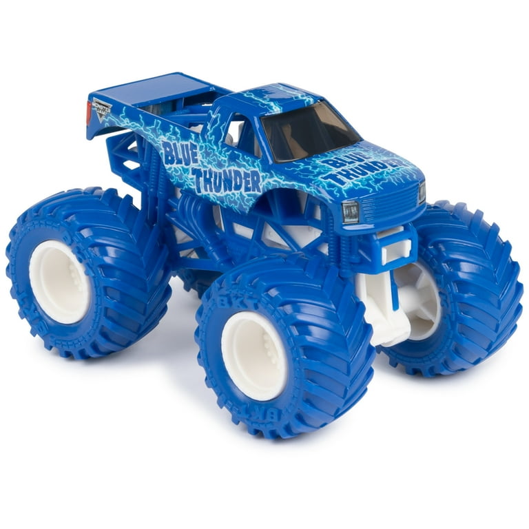 Monster Jam Cars Playset, Blue Thunder Vs. Full Charge Die