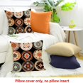 thumbnail image 4 of FCXZI Colorful Plates Holiday Pillow Case for Home Sofa Couch Linen 18x18in, 4 of 5